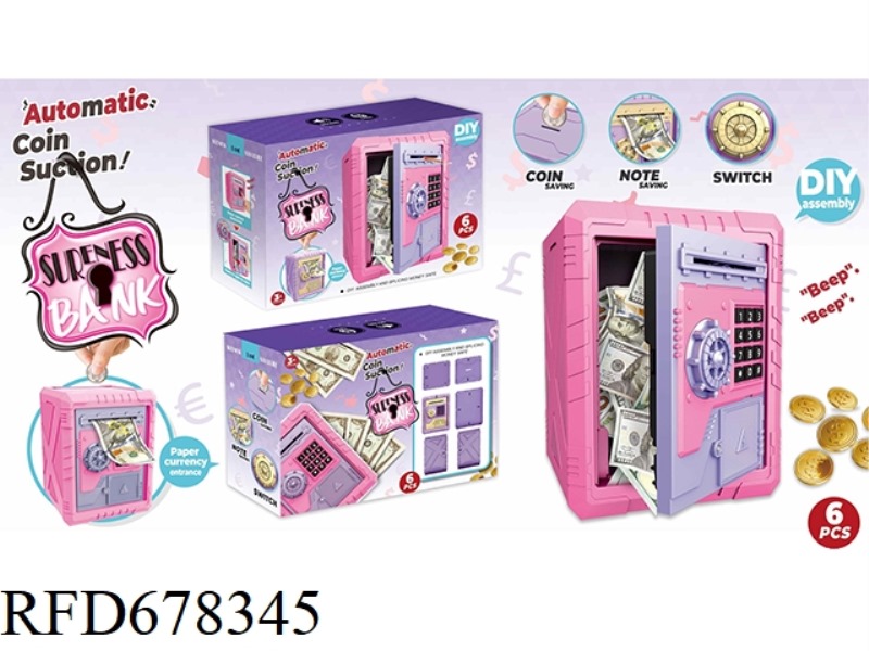 DISASSEMBLE AND ASSEMBLE THE PIGGY BANK