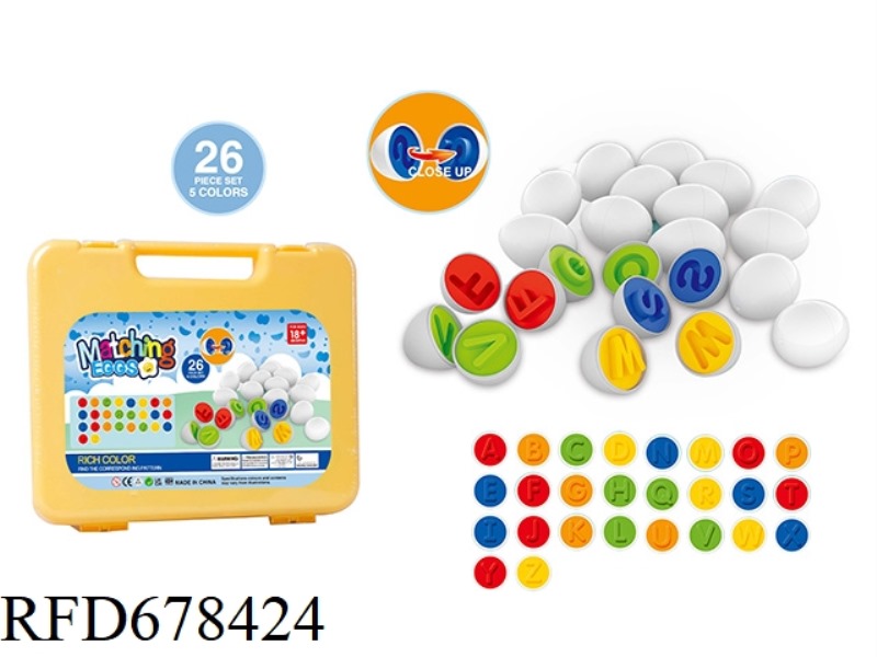 CARTOON PUZZLE LETTER MATCHING EGG