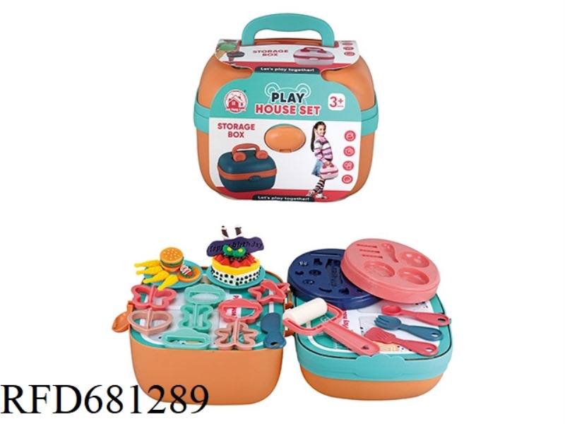 COLORED MUD STORAGE SUITCASE