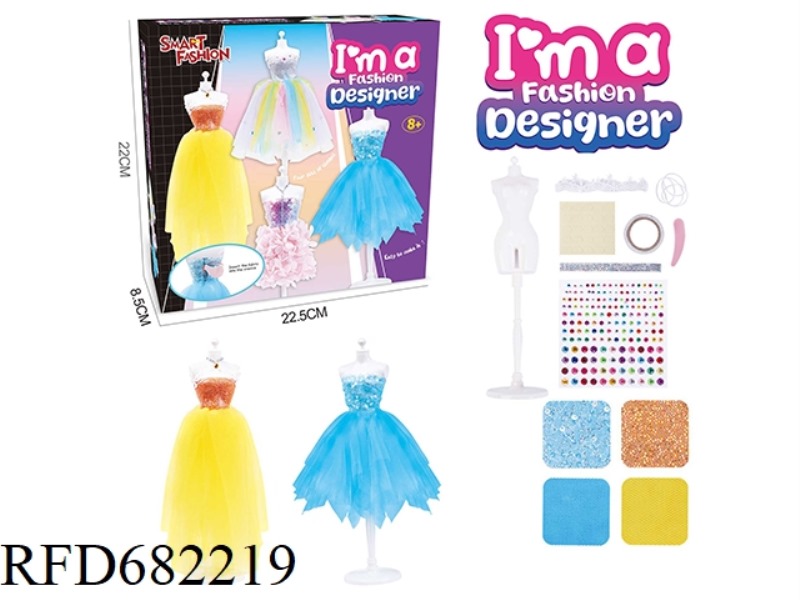 TWO SETS OF DIY HANDCRAFTED FASHIONABLE CLOTHING DESIGN FOR GIRLS