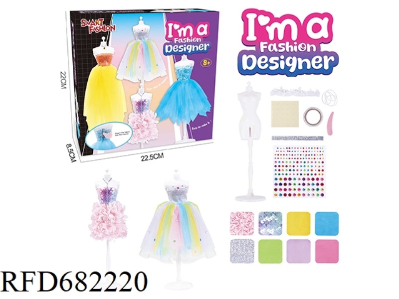 TWO SETS OF DIY HANDCRAFTED FASHIONABLE CLOTHING DESIGN FOR GIRLS