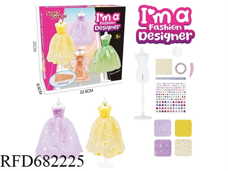 TWO SETS OF DIY HANDCRAFTED FASHIONABLE CLOTHING DESIGN FOR GIRLS