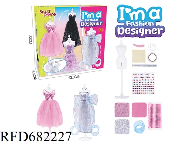 TWO SETS OF DIY HANDCRAFTED FASHIONABLE CLOTHING DESIGN FOR GIRLS