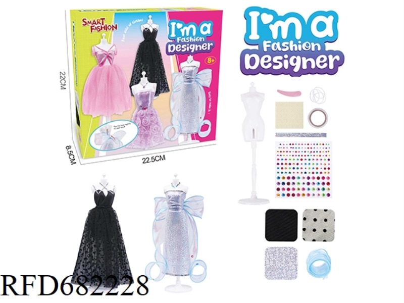 TWO SETS OF DIY HANDCRAFTED FASHIONABLE CLOTHING DESIGN FOR GIRLS