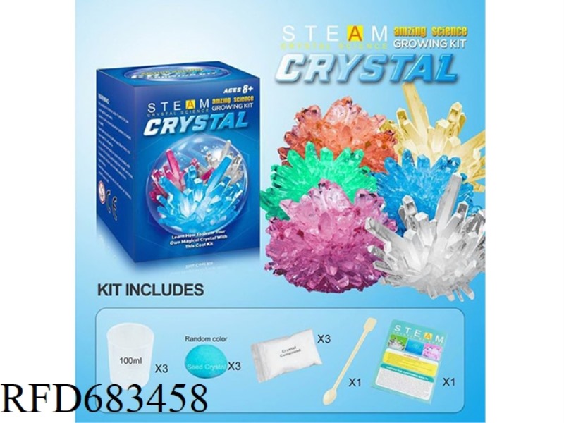 SCIENTIFIC EXPERIMENT ON CRYSTAL PLANTING AND GROWTH (3 CRYSTALS)