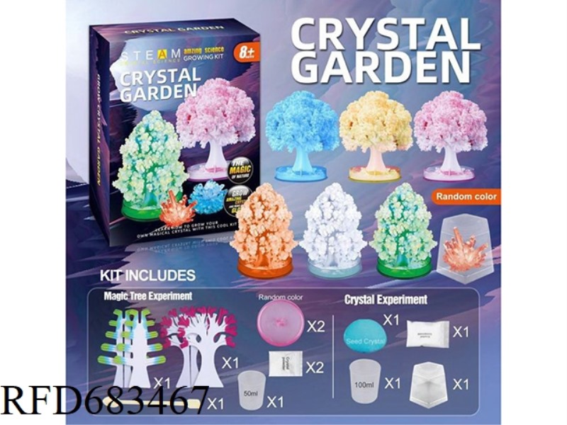 MAGIC TREE PLANTING AND CRYSTAL PLANTING (2 TREES AND 1 CRYSTAL)