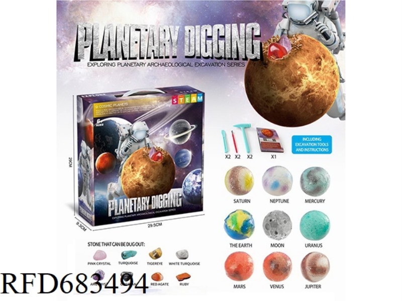 ARCHAEOLOGY 9 PLANETS SET