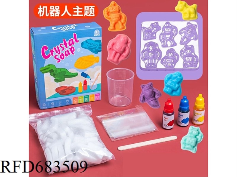 DIY HANDMADE SOAP (ROBOT THEME)