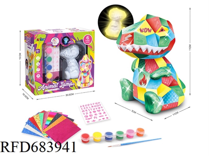 DIY GRAFFITI NIGHT LIGHT TOY-DINOSAUR