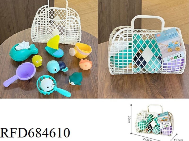 PLAYING WITH WATER, VINYL BABY TOYS, PLAYING WITH WATER, BATHROOM TOYS, ON CHAIN
