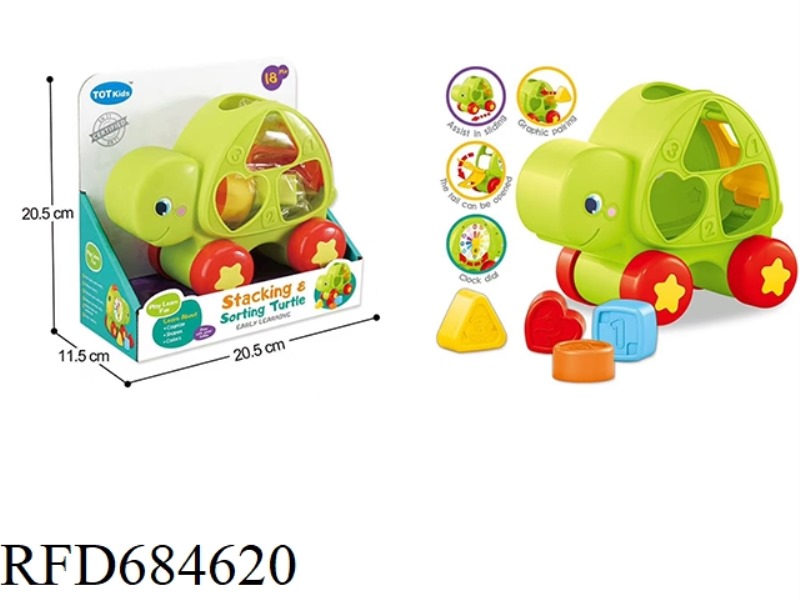 SHAPE, NUMBER, COGNITIVE SLIDING TURTLE