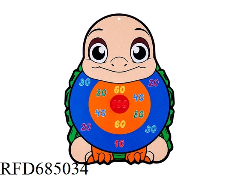 CARTOON TARGET TURTLE (3 BALLS+1 HOOK)