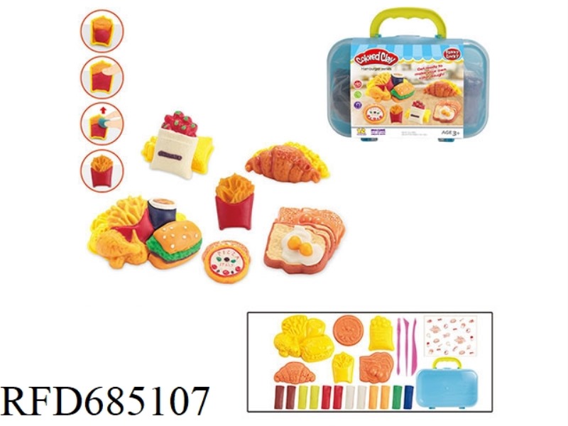 HAMBURGER EGG TART SERIES OF COLORED PASTES