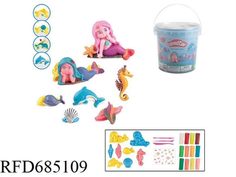 MERMAID SERIES COLORED CLAY