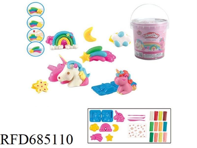 UNICORN SERIES COLORED CLAY