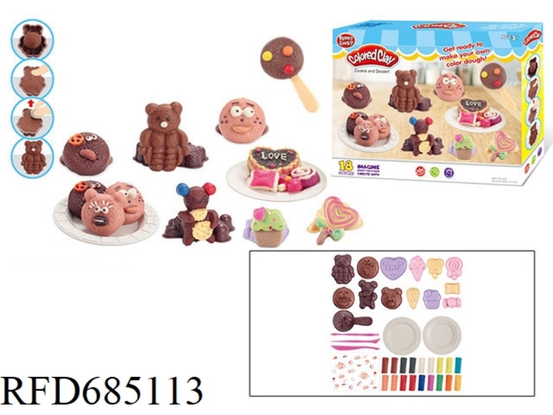 CHOCOLATE DESSERT CAKE SERIES CLAY