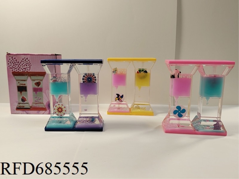 DISPLAY BOX PRESSURE-REDUCING TWO-COLOR OIL LEAKAGE MATCHING FIGURINE