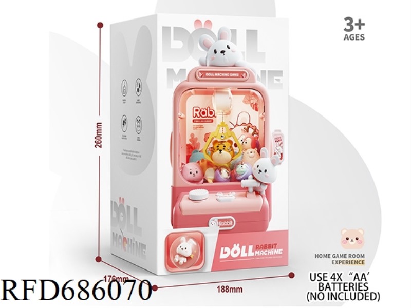 RABBIT DOLL MACHINE B CONFIGURATION 10 DOLLS WITHOUT TWISTED EGGS