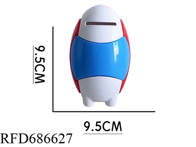 PUZZLE ASSEMBLY ROCKET (PIGGY BANK)