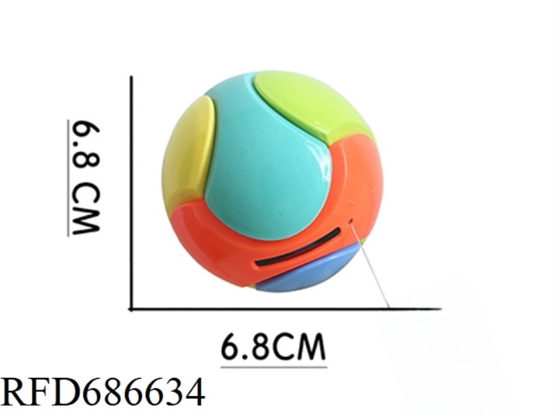 PUZZLE ASSEMBLY 6.8 CM ROUND BALL (PIGGY BANK)