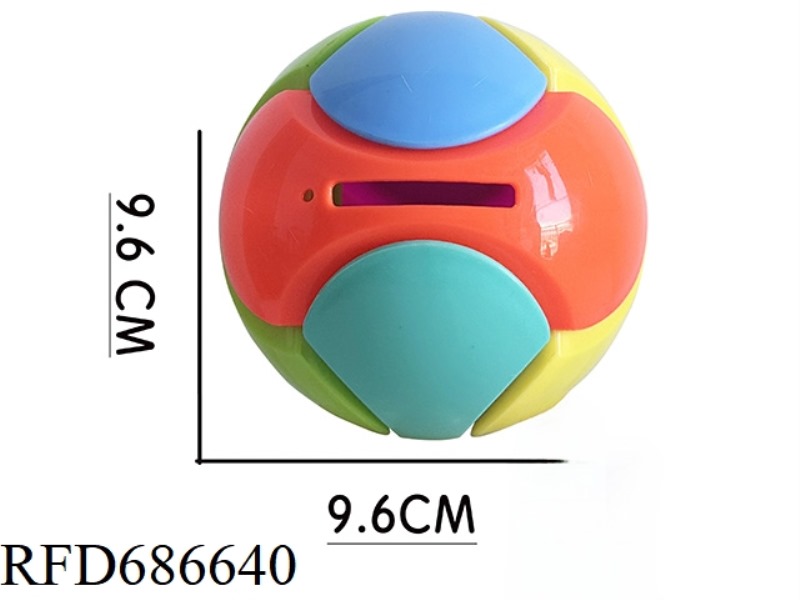 PUZZLE ASSEMBLY 9.6 CM ROUND BALL (PIGGY BANK)