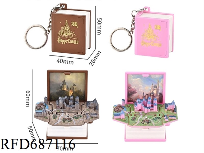 3D FOLDING EXPLOSIVE BOOK - MINI HAPPY CASTLE (UPGRADED AND ENHANCED EDITION)