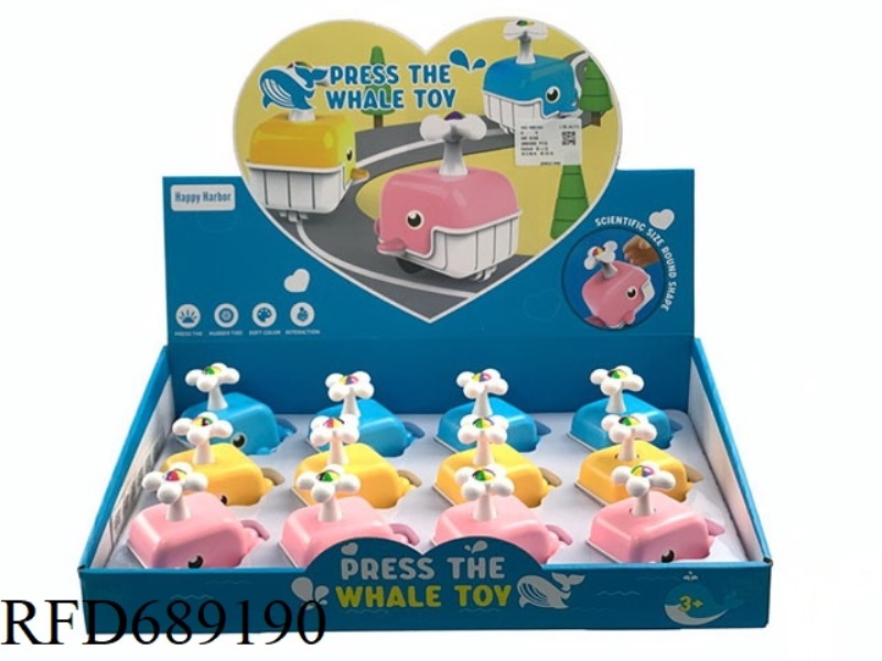 POWER CONTROLLED TOY PRESSES WHALE