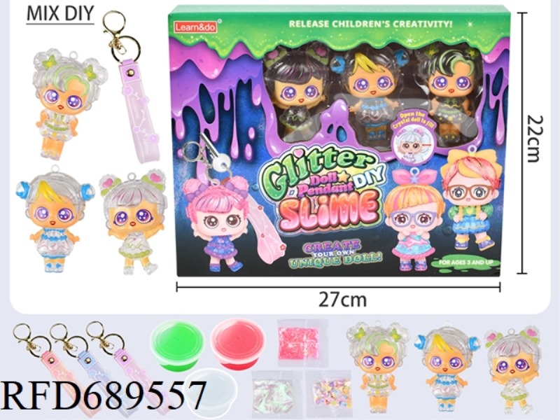 DIY SLIME FIGURINE PENDANT