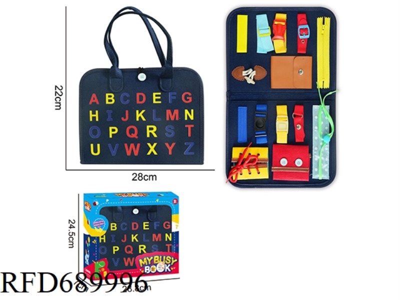 MONTESSORI CHILDREN'S EARLY EDUCATION PUZZLE - FELT SINGLE PAGE NUMERICAL ADDITION AND SUBTRACTION M