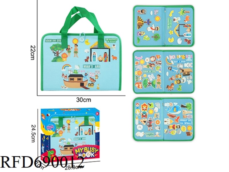 MONTESSORI CHILDREN'S EARLY EDUCATION PUZZLE - FELT BUSY BOARD PIRATE HANDHELD