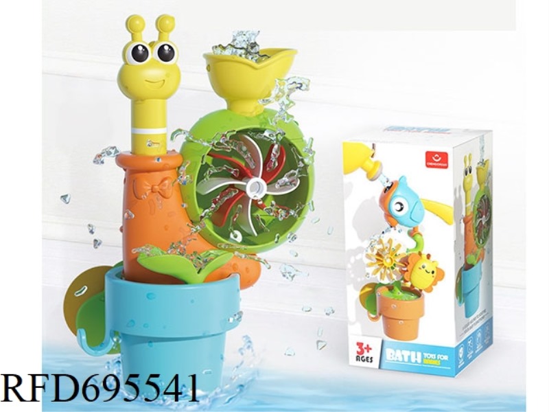 SPLASHING SNAIL + SHOWER HEAD