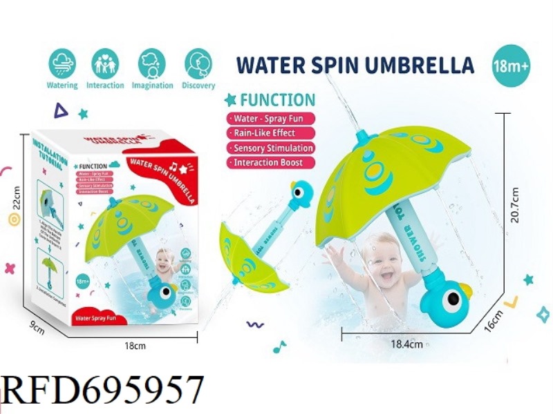 PLAYING WITH WATER UMBRELLA
