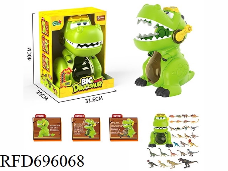 BIG MOUTH DINOSAUR STORAGE (ELECTRIC INCLUDED)
