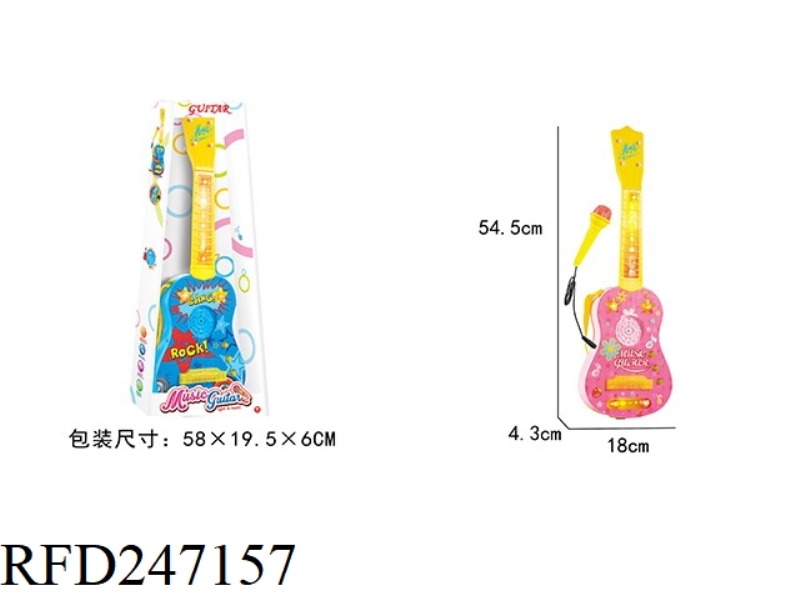 LIGHT MUSIC GUITAR WITH MICROPHONE