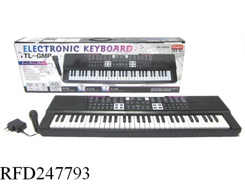 61KEY MULTIFUNCTION ELECTRONIC ORGAN(WITH MICROPHONE,CHARGER)