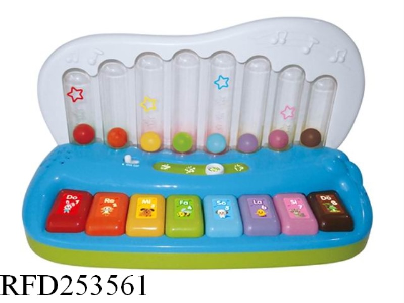 JUMP BALL STUDY PIANO WITH LIGHT AND MUSIC(ENGLISH SPANISH HANDOVER)