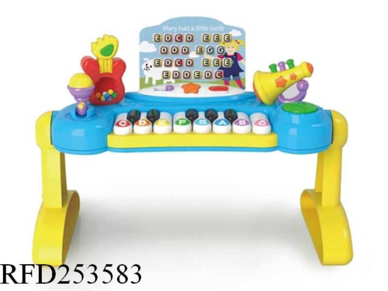 PIANO WITH LIGHT AND MUSIC(ENGLISH SPANISH HANDOVER)