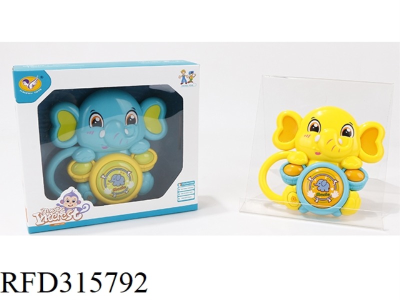 ELEPHANT DRUM(YELLOW/BLUE 2 COLOR ASST)