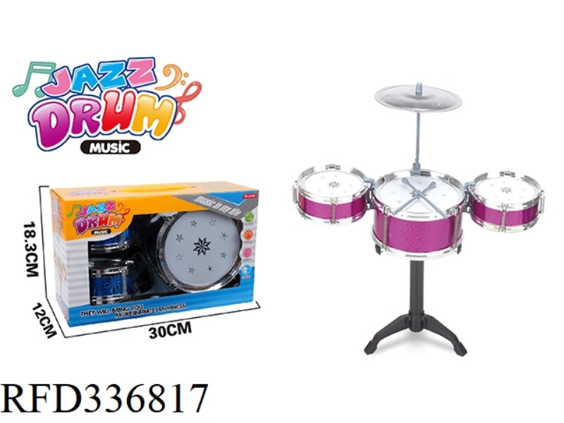 FOUR-IN-ONE JAZZ DRUM