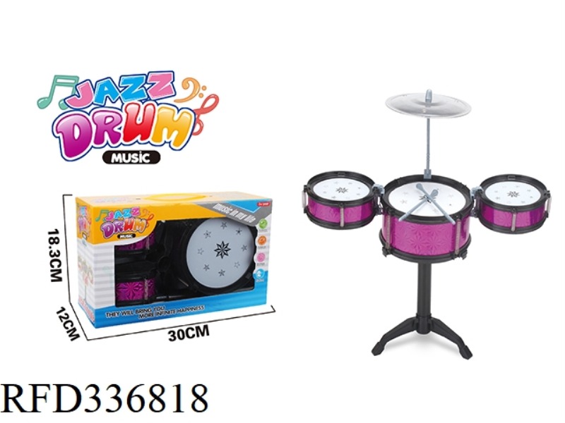 FOUR-IN-ONE JAZZ DRUM