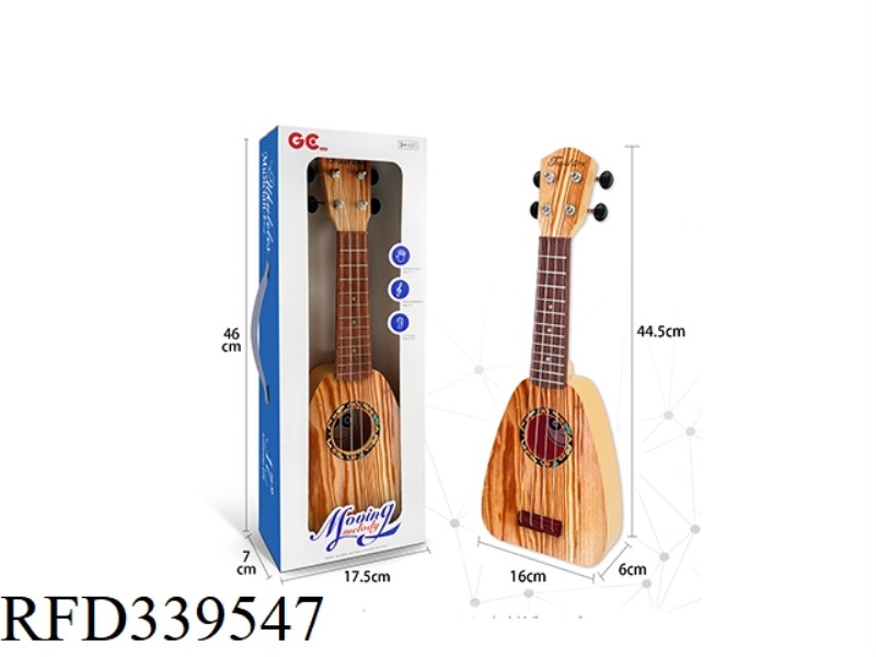 17 INCH TRIANGLE UKULELE (IMITATION SPRUCE / ACACIA WOOD)