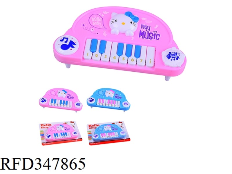 HELLO KITTY CARTOON MUSIC ELECTRONIC PIANO (WITH FEET)/TWO-COLOR MIXED