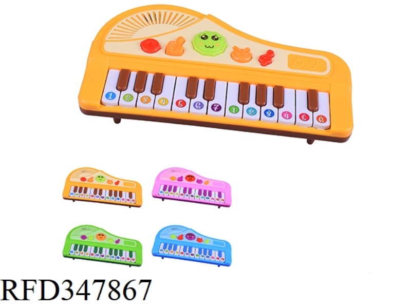 22-KEY CARTOON LIGHT MUSIC MULTIFUNCTIONAL PIANO (WITH FEET)