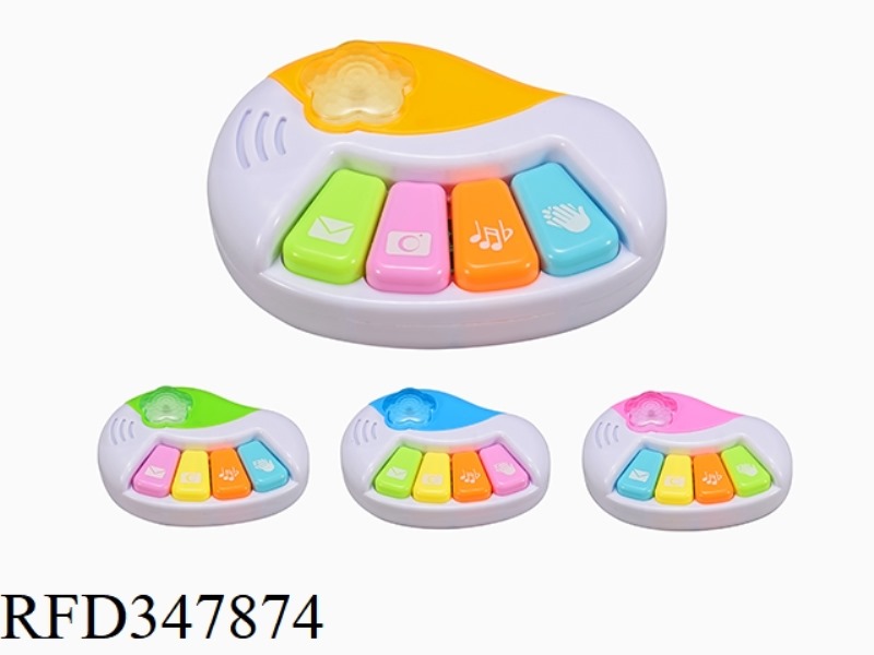 LIGHT AND MUSIC CARTOON SMALL PIANO/FOUR COLORS MIXED