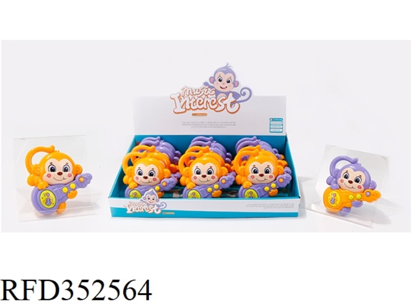 LITTLE MONKEY BASS (MIXED ORANGE AND PURPLE)/12PCS