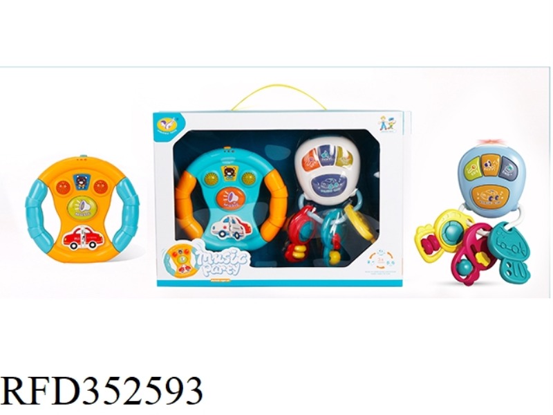 TWO-PIECE STEERING WHEEL AND REMOTE CONTROL