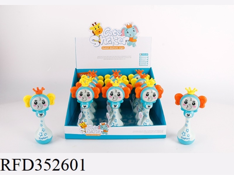 ELEPHANT MUSIC SHAKER/12PCS