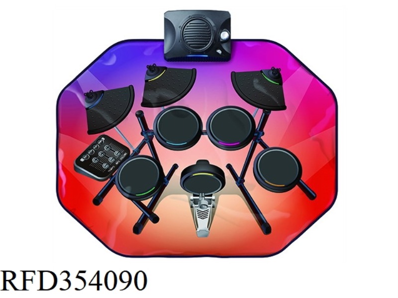 GLOWING DRUM KIT PLAYMAT
