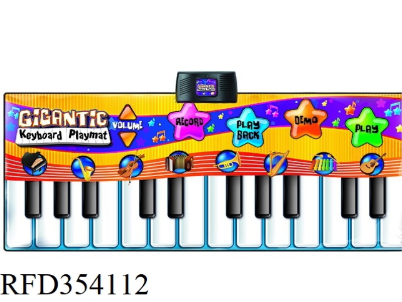 GIGANTIC KEYBOARD PLAYMAT