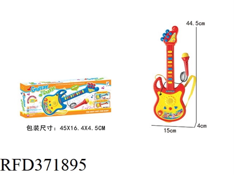 MUSIC LIGHT GUITAR WITH MICROPHONE